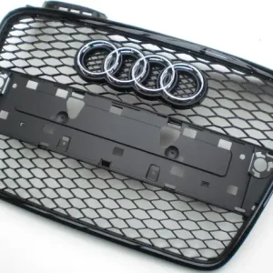 Aktuell Audi A4 B7 RS4 Waben Kühlergrill schwarz, Original Tuning Singleframe