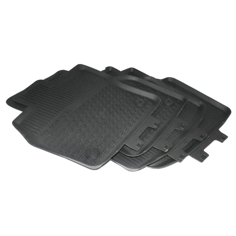 Knallerangebot Gummi Fußmatten 4x Gummimatten Original Skoda Superb 3V Allwettermatten schwarz