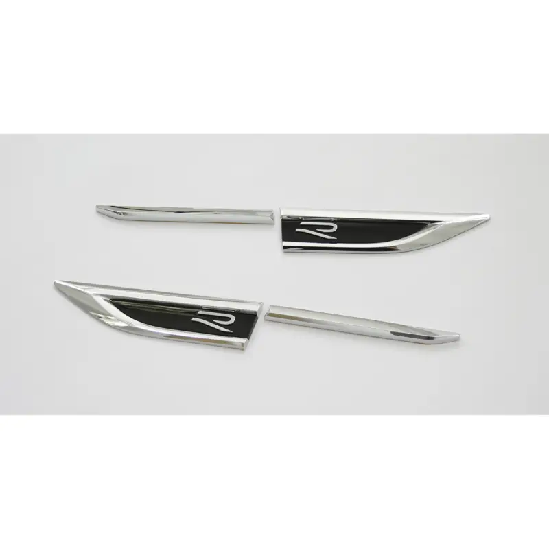 Original VW T-Roc R-Modell Plakette Set seitlich Kotflügel Emblem 4-teilig Tuning Logo Angebot