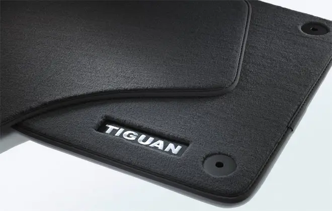 VW Tiguan Original Premium Velours Fußmatten, 4-teilig vorn+hinten Top-Angebot