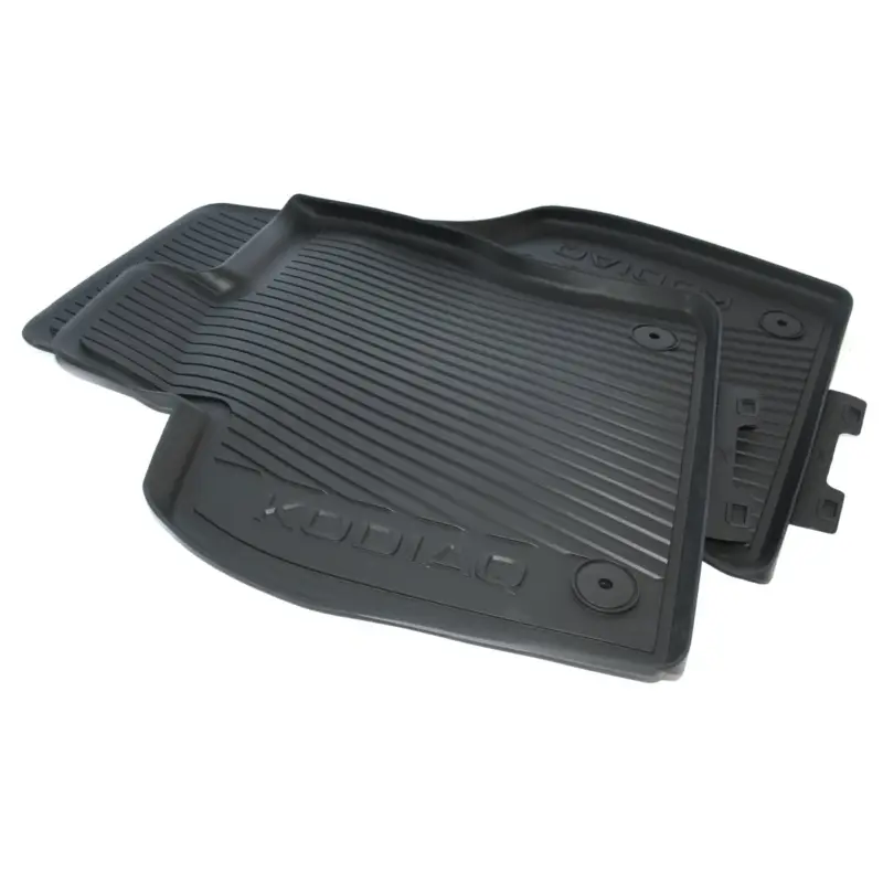 Top-Seller Gummi Fußmatten 2x vorn Gummimatten Original Skoda Kodiaq Allwettermatten 566061502A