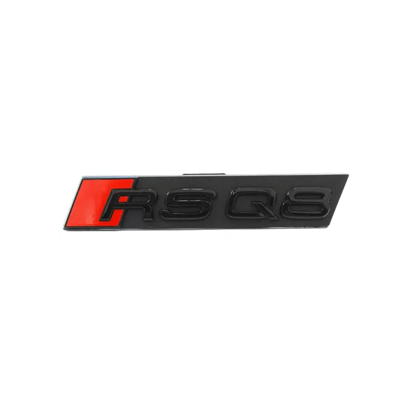 Echt Original Audi RSQ8 Schriftzug Kühlergrill Tuning Emblem Exclusive Black Edition Logo