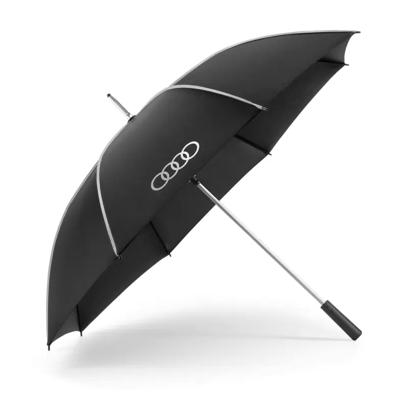 Original Audi Sport Regenschirm Stockschirm Automatik Schirm schwarz 3122200100 Nur Für Kurze Zeit