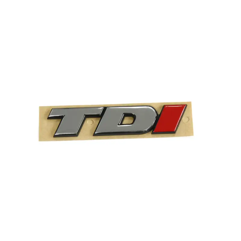 Original VW T4 TDI Schriftzug hinten Heckklappe Emblem Logo chrom/rot Rabatt