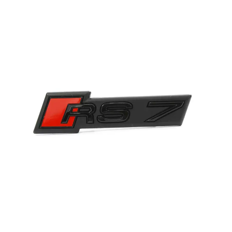 Original Audi RS7 (C8) Schriftzug Kühlergrill Tuning Emblem Exclusive Black Edition Logo Bestpreis