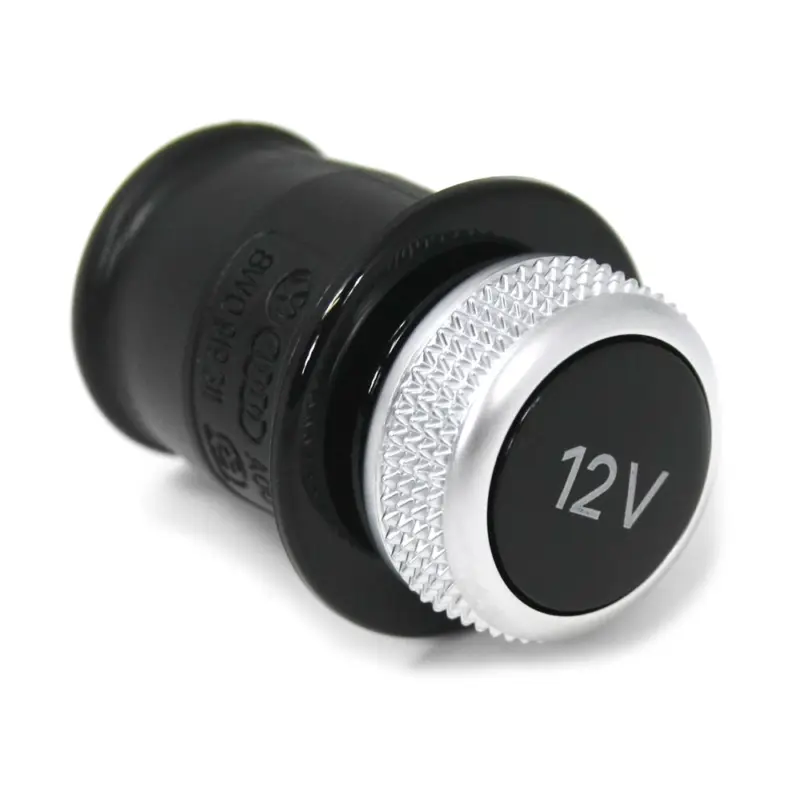 Sonderangebot Original Audi Zigarettenanzünder Attrappe Interieur 12V silber schwarz