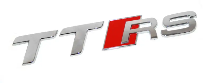 Heißes Angebot Schriftzug TTRS Original Audi TT Tuning Emblem Heckklappe Typzeichen Chrom