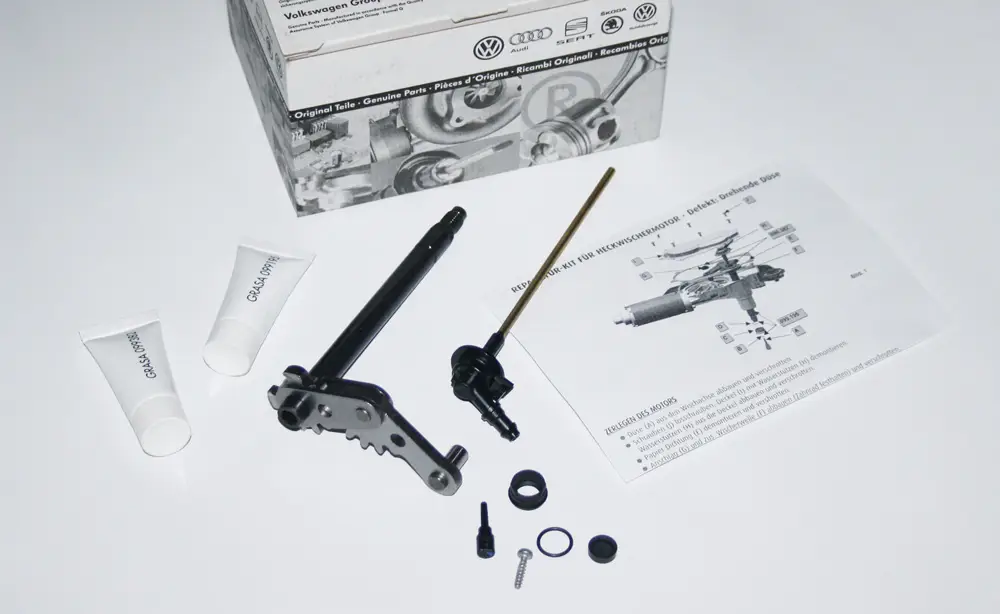 Echt Reparatursatz für Heckwischermotor Original VW Polo 6Q6998711A