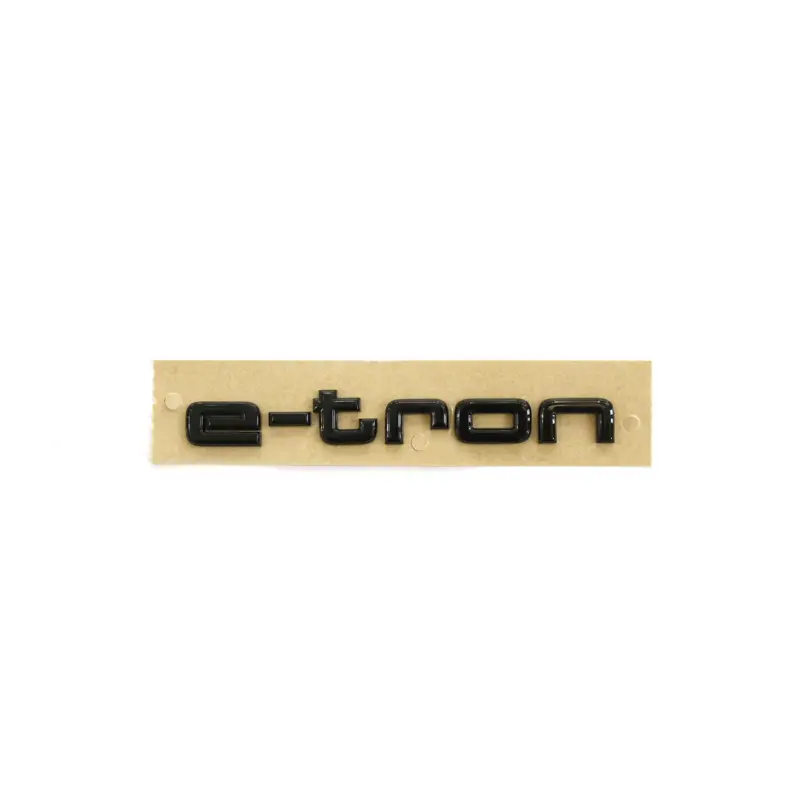 Original Audi e-tron Schriftzug schwarz Logo Aufkleber Black Edition Emblem 4KE853741AT94 Schneller Versand