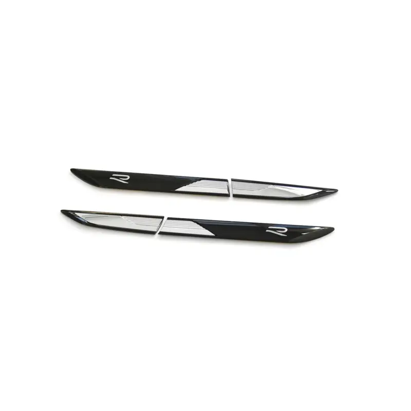 Original VW Tiguan R-Modell Plakette Set Kotflügel Tuning Schriftzug Sport Emblem chrom Rabatt
