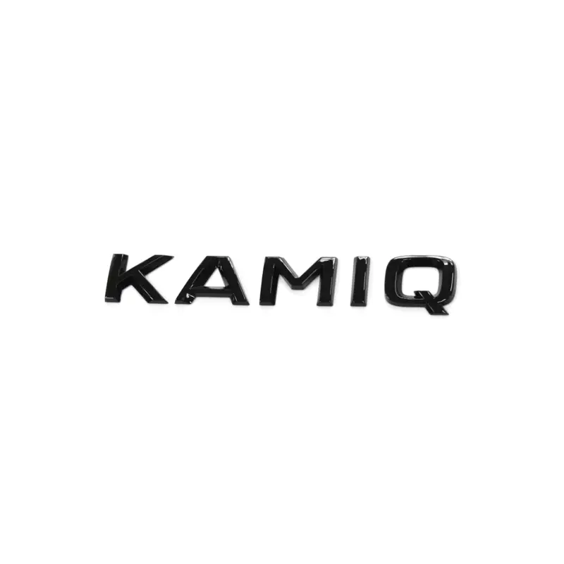 Zertifiziert Original Skoda Kamiq Schriftzug schwarz Heckklappe Emblem Buchstaben Blackline Logo