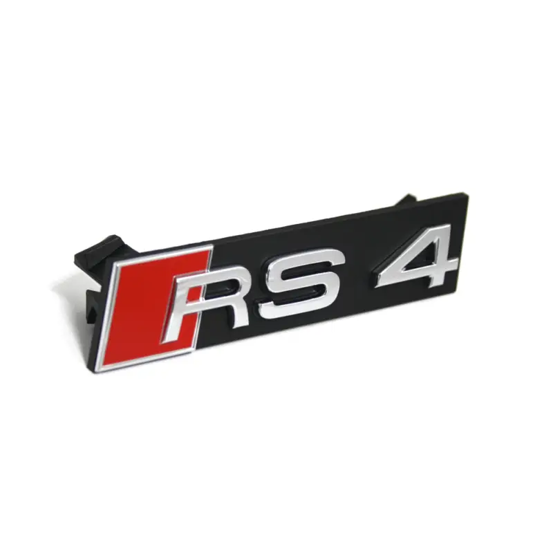 Ausverkauf Audi RS4 8E Schriftzug Original Kühlergrill Emblem Zeichen Chrom 8E0853736E2ZZ