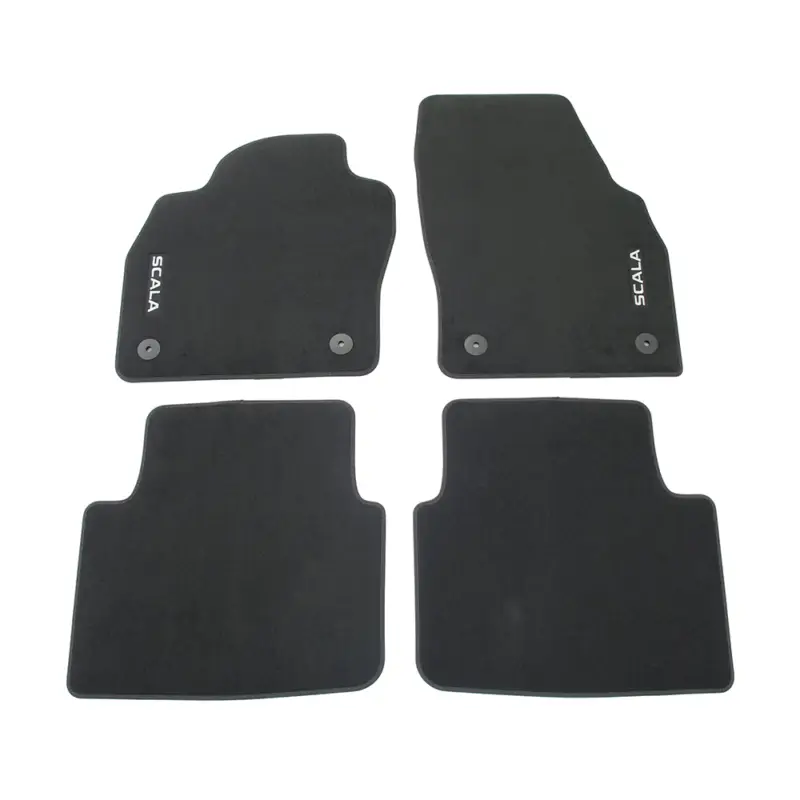 Original Skoda Scala Standard Textilfußmatten Satz schwarz 657061404 Markenware