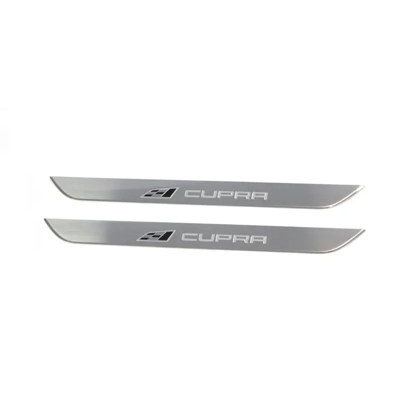 Original Seat Leon CUPRA R Einstiegsleisten Set vorn Design Leiste aluminium gebürstet Sichere Zahlung