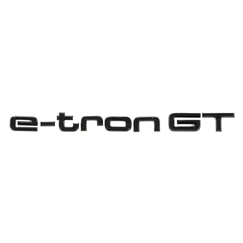 Versand Am Gleichen Tag Original Audi e-tron GT Schriftzug schwarz Tuning Exclusive Black Edition Emblem
