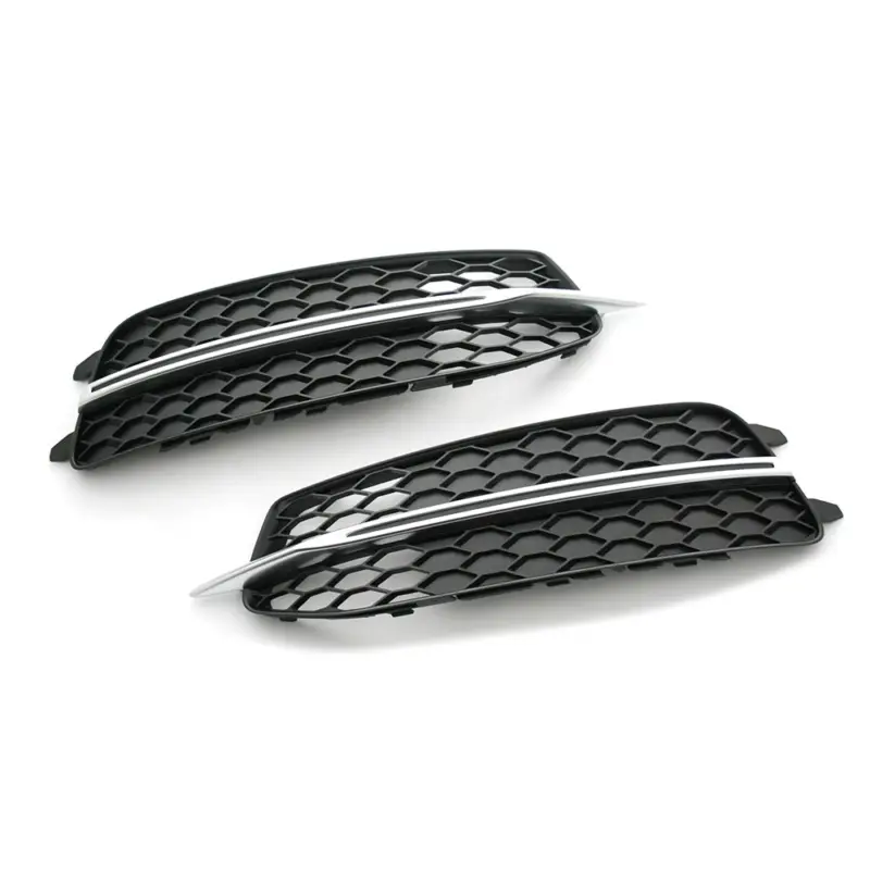 Original Audi S6 (C7 4G) Luftführungsgitter Set Satinschwarz chrom Gitter Sofort Bestellen