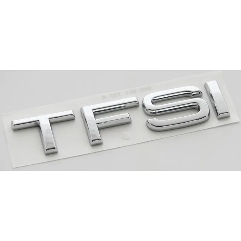 Sichere Zahlung Original Audi TFSI Schriftzug hinten Heckklappe Emblem Logo Zeichen chrom