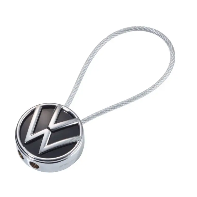 Ausverkauf Schlüsselanhänger VW LOOP VOLKSWAGEN Logo Schlüsselring Anhänger Keyring KR19-05