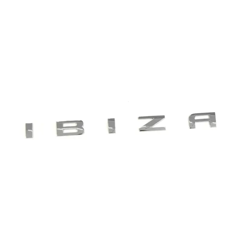 Original Seat Ibiza Schriftzug hinten Heckklappe Emblem Zeichen chrom Heißes Angebot