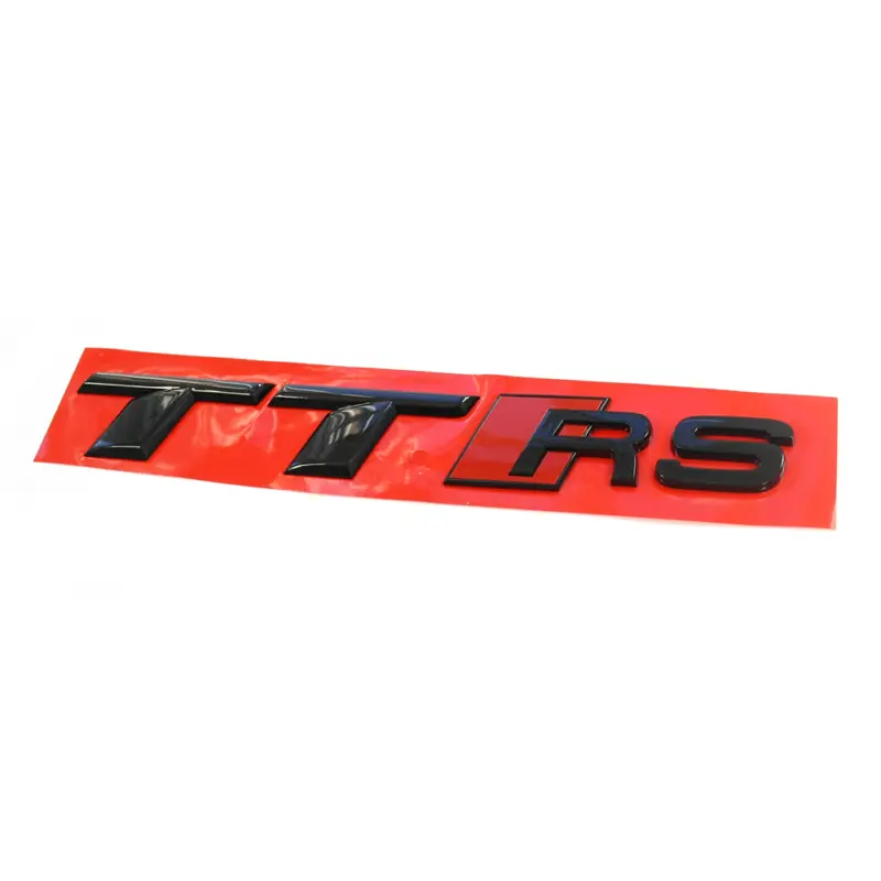 Original Audi TTRS Schriftzug Tuning Emblem Exclusive Black Edition Logo Preisknaller