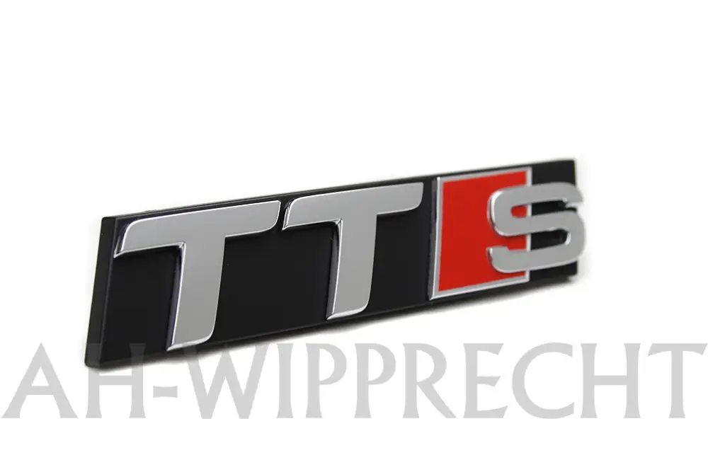 Top-Angebot Schriftzug TTS Original Audi Emblem für Kühlergrill Typzeichen Chrom