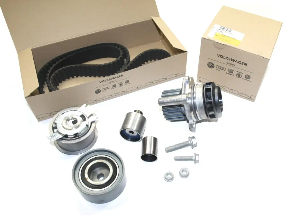 Preisknaller Zahnriemensatz Original VW Audi Reparatursatz Wasserpumpe Zahnriemenwechsel 03L198119N