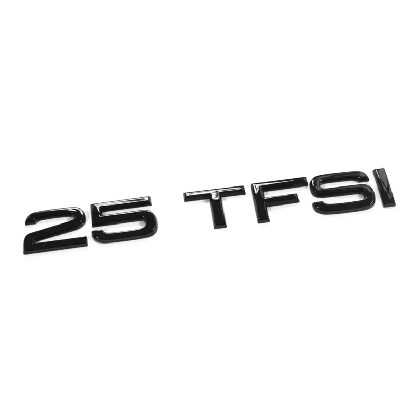 Preis Gesenkt Original Audi 25 TFSI Schriftzug schwarz Tuning Exclusive Black Edition Heckklappe Emblem