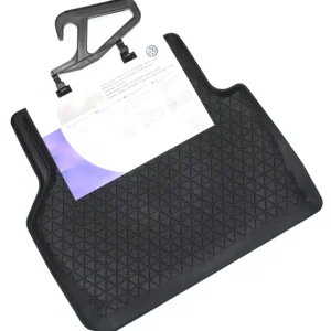 Ausverkauf Original VW Tiguan Gummi Fußmatten 2-teilig hinten Gummimatten schwarz 5N006151282V