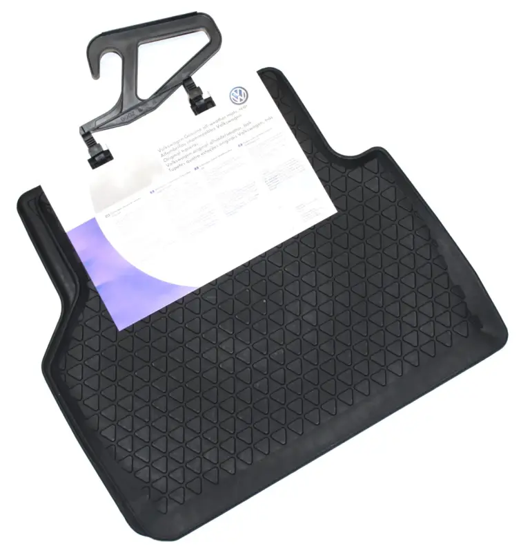 Ausverkauf Original VW Tiguan Gummi Fußmatten 2-teilig hinten Gummimatten schwarz 5N006151282V