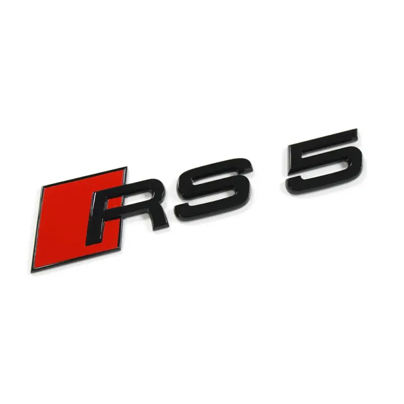 Nur Für Kurze Zeit Original Audi RS5 Schriftzug Tuning Emblem Exclusive Black Edition Logo