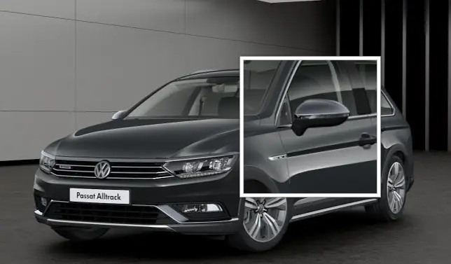 Kracherpreis Original VW Passat B8 (3G) Alu matt Sport Spiegelkappen Tuning Kappen