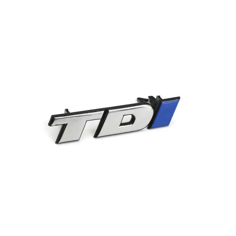 Original VW T4 Transporter TDI Schriftzug vorn Kühlergrill Emblem Logo chrom blau Typzeichen Jetzt Kaufen