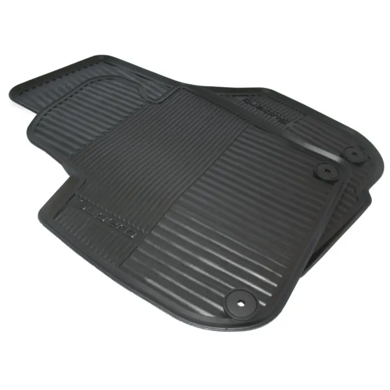 Aktuell Gummi Fußmatten 2x vorn Gummimatten Original Skoda Superb 3T Allwettermatten 3T1061551