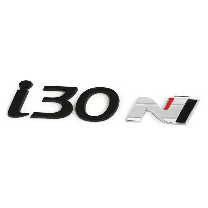 Wochenendangebot Original Hyundai i30N Schriftzug Aufkleber Heckklappe Emblem Logo schwarz/rot 86320S0050