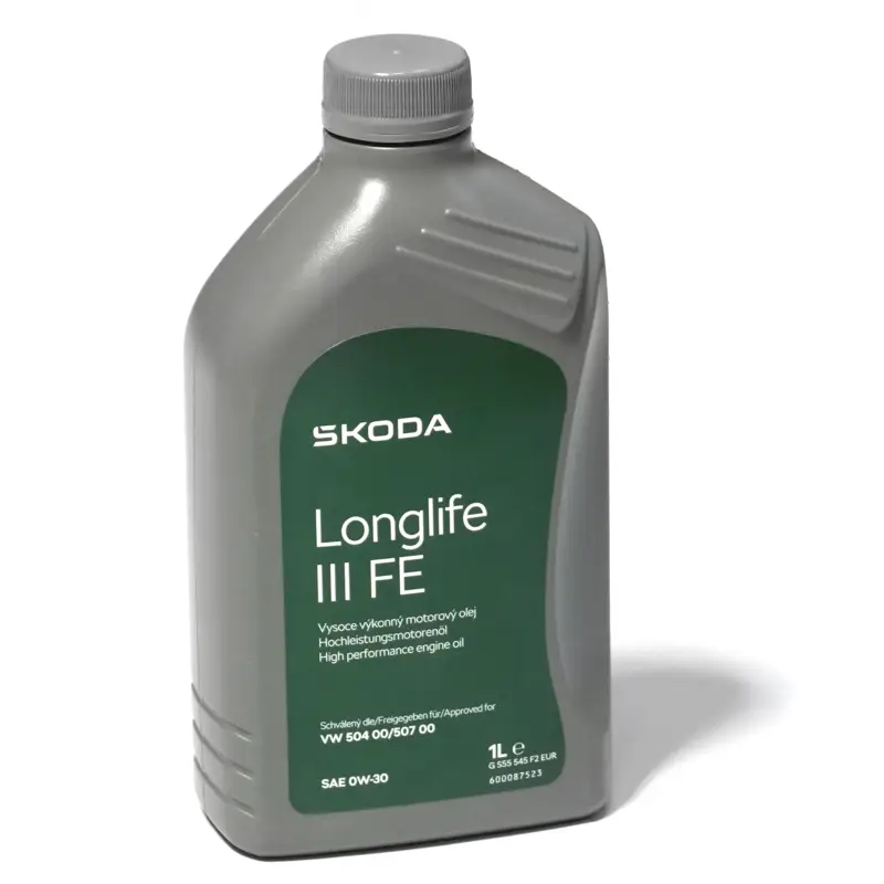 Original Skoda Motoröl 1L Longlife III Longlife3 SAE 0W30 VW Norm 50400 50700 Öl GS55545F2EUR Bestseller