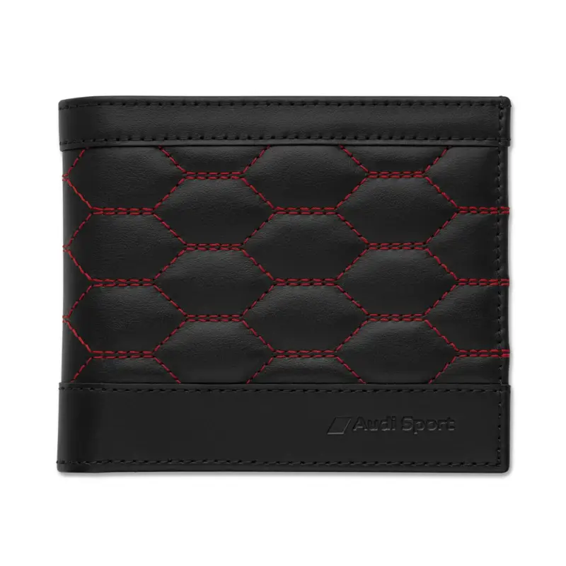 Original Audi Geldbörse Leder Herren Brieftasche RFID-Schutz Portemonnaie schwarz 3152201200 Saisonangebot