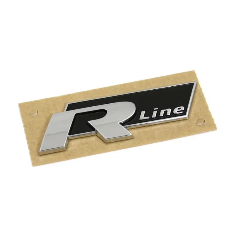 Original VW R-Line Schriftzug Aufkleber Plakette Emblem Karosserie Logo Preis Gesenkt