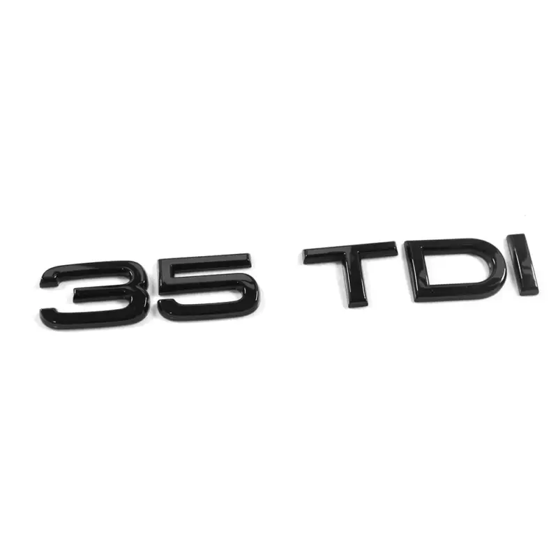 Original Audi 35 TDI Schriftzug schwarz Tuning Exclusive Black Edition Heckklappe Emblem Online Kaufen