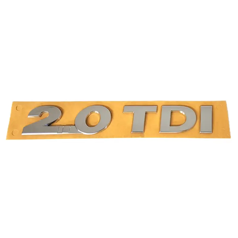 Preis Gesenkt Original VW Schriftzug 2.0 TDI Logo Aufkleber Emblem chrom/silber 5G0853675G2ZZ