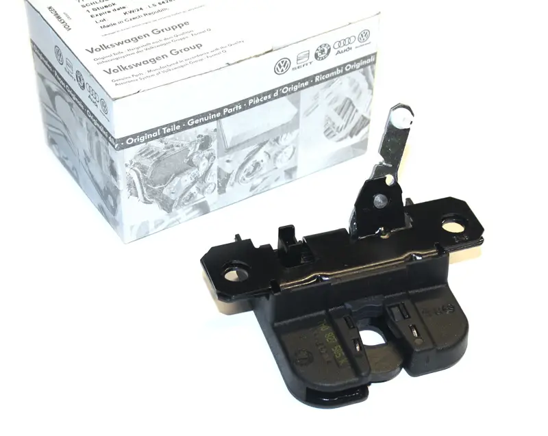 Expressversand Klappenschloss rechts innen Flügeltüren Original VW T5 T6 Schloss Satinschwarz 7LA827506A