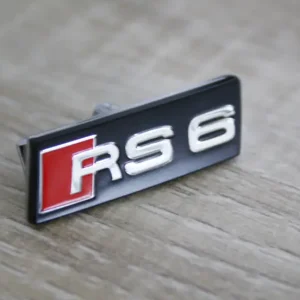 Letzte Chance Plakette Original Audi RS6 Tuning Schriftzug für Lenkrad Emblem