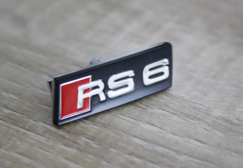 Letzte Chance Plakette Original Audi RS6 Tuning Schriftzug für Lenkrad Emblem