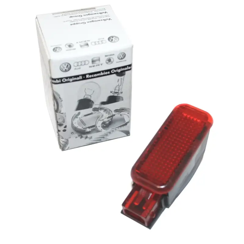 Jetzt Bestellen Original Audi Türwarnleuchte Reflektor Rückstrahler rot beleuchtet 6Y0947411 Seitenleuchte Türen