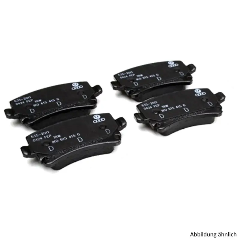 Sonderaktion Original Audi Bremsbeläge Komplettsatz Hinterachse Beläge 4B3698451B