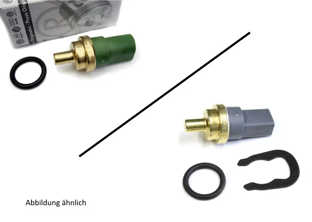 Sichere Zahlung Doppeltemperaturgeber Sensor Temperaturgeber Kühlwasser Temperatur Original VW Audi Seat Skoda