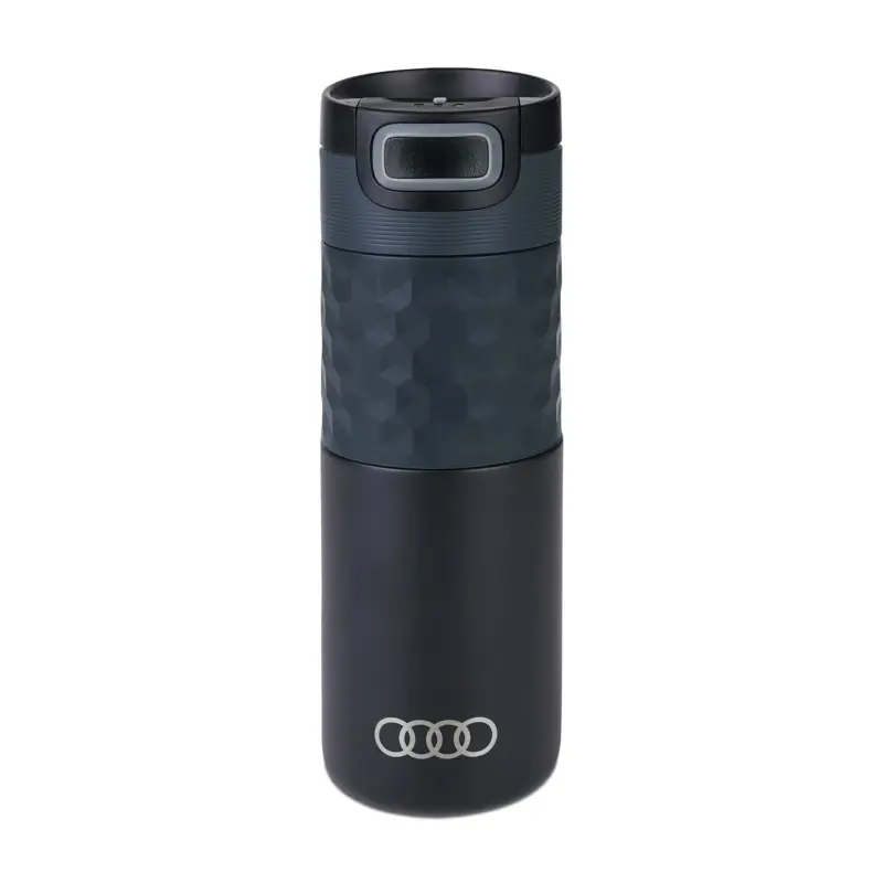 Original Audi Sport Trinkflasche Isolierflasche Ringe Logo 500ml schwarz 3292200400 Top-Seller