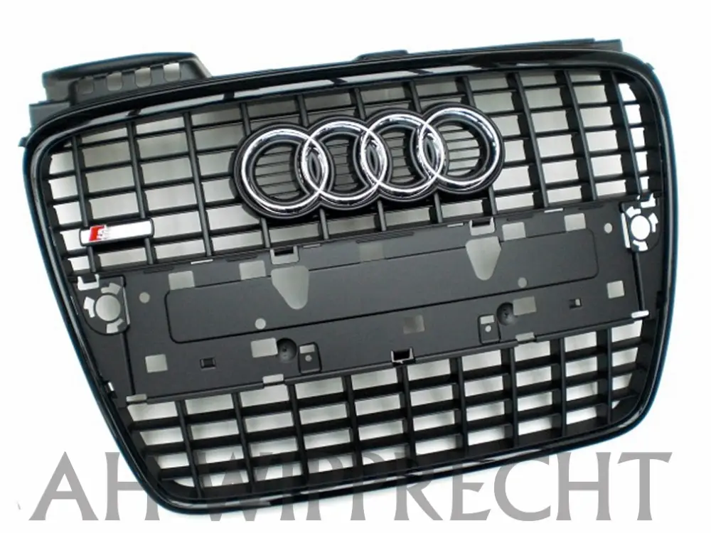Original Audi A4 8E S-Line Kühlergrill RS4 chrom glänzend schwarz Nur Für Kurze Zeit