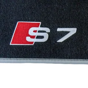 Audi S7 Premium Textilfußmatten Set Original Audi A7 S7 RS7 Velours Fußmatten vorn+hinten Neu