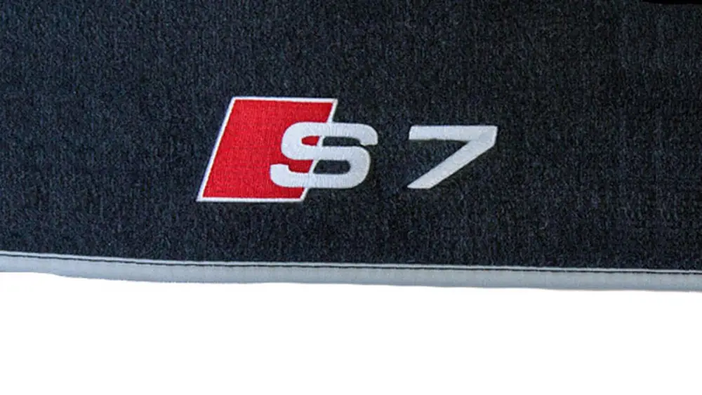 Audi S7 Premium Textilfußmatten Set Original Audi A7 S7 RS7 Velours Fußmatten vorn+hinten Neu