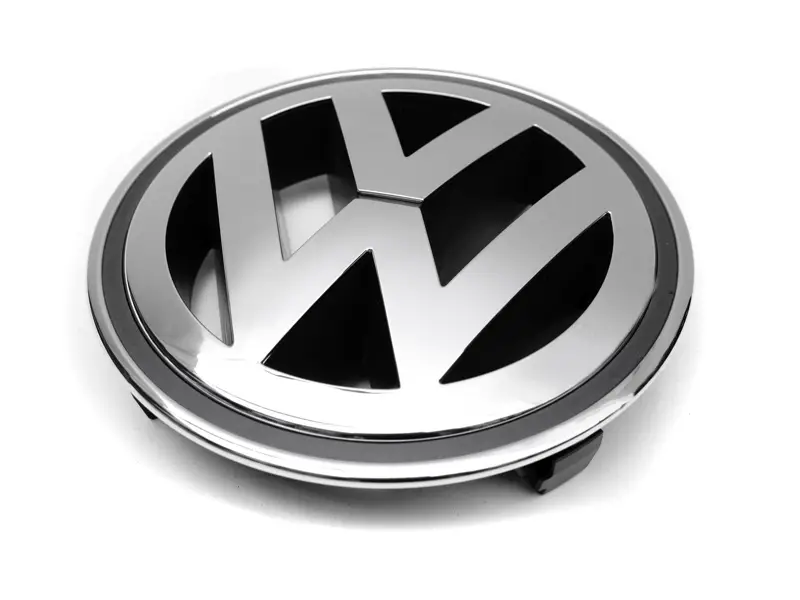 Bestpreis Original VW Zeichen Emblem Kühlergrill 150mm Logo 3C0853600AMQH